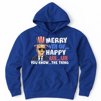 Joe Biden Merry 4th Of Happy Uh You Know The Thing Hoodie