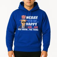 Joe Biden Merry 4th Of Happy Uh You Know The Thing Hoodie