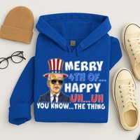 Joe Biden Merry 4th Of Happy Uh You Know The Thing Hoodie