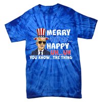 Joe Biden Merry 4th Of Happy Uh You Know The Thing Tie-Dye T-Shirt