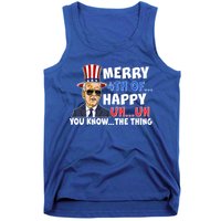 Joe Biden Merry 4th Of Happy Uh You Know The Thing Tank Top