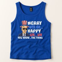 Joe Biden Merry 4th Of Happy Uh You Know The Thing Tank Top