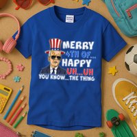Joe Biden Merry 4th Of Happy Uh You Know The Thing Kids T-Shirt