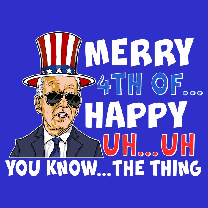 Joe Biden Merry 4th Of Happy Uh You Know The Thing Kids T-Shirt