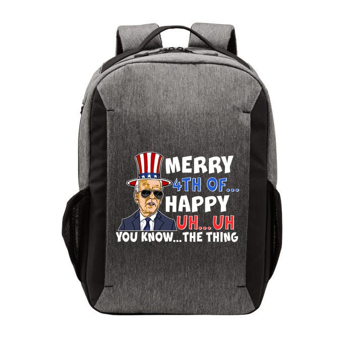 Joe Biden Merry 4th Of Happy Uh You Know The Thing Vector Backpack