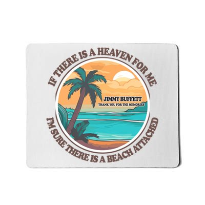 J.I.M.M.Y Buffett Memorial Mousepad