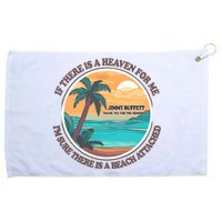 J.I.M.M.Y Buffett Memorial Grommeted Golf Towel