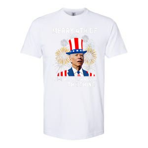 Joe Biden Merry 4th Of You Know The Thing, Joe Biden 4th Of July Softstyle CVC T-Shirt