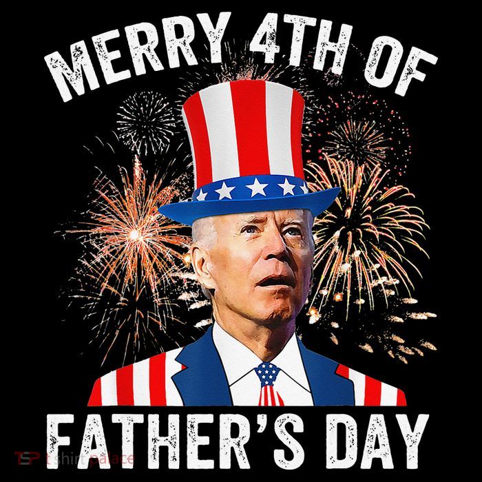Joe Biden Merry 4th Of Father's Day Funny 4th Of July Apron