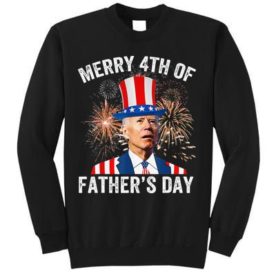 Joe Biden Merry 4th Of Father's Day Funny 4th Of July Sweatshirt