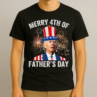 Joe Biden Merry 4th Of Father's Day Funny 4th Of July T-Shirt