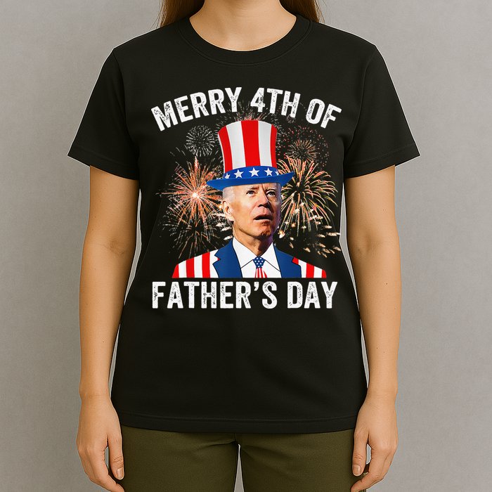 Joe Biden Merry 4th Of Father's Day Funny 4th Of July T-Shirt