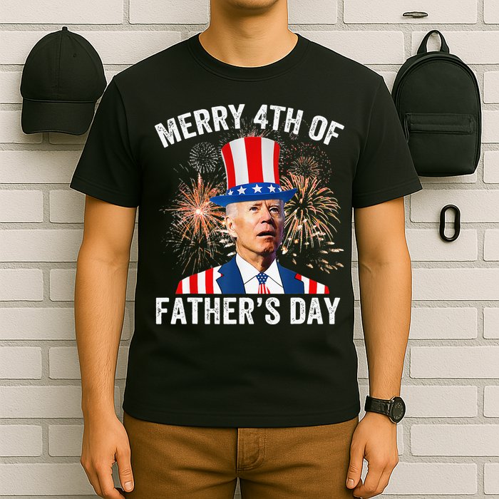 Joe Biden Merry 4th Of Father's Day Funny 4th Of July T-Shirt