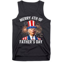 Joe Biden Merry 4th Of Father's Day Funny 4th Of July Tank Top