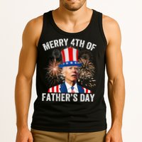 Joe Biden Merry 4th Of Father's Day Funny 4th Of July Tank Top