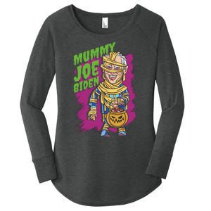 Joe Biden Mummy Women's Perfect Tri Tunic Long Sleeve Shirt