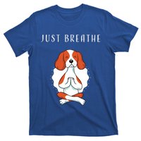 Just Breathe Meditation Buddha Lotus Flower Yoga Great Gift T-Shirt