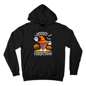 Joe Biden Merry Christmas Halloween Jokes Pumpkin Ghost Hoodie