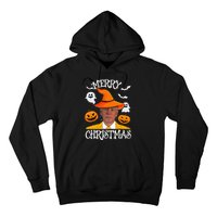 Joe Biden Merry Christmas Halloween Jokes Pumpkin Ghost Hoodie