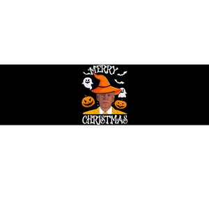 Joe Biden Merry Christmas Halloween Jokes Pumpkin Ghost Bumper Sticker