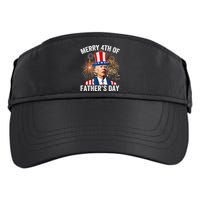 Joe Biden Merry 4th Of Fathers Day Funny 4th Of July Adult Drive Performance Visor