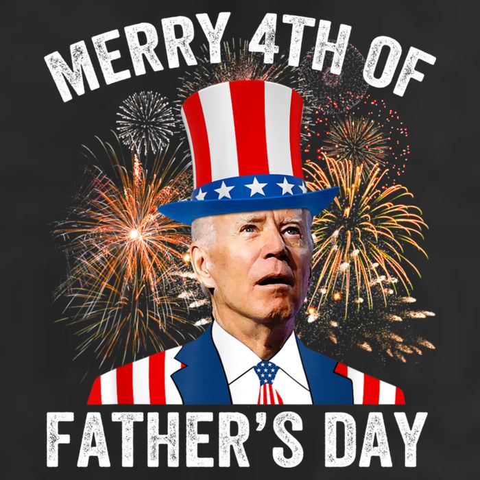 Joe Biden Merry 4th Of Fathers Day Funny 4th Of July Microfiber Hand Towel