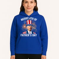 Joe Biden Merry 4th Of Fathers Day Funny 4th Of July Hoodie
