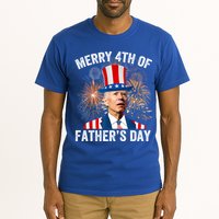 Joe Biden Merry 4th Of Fathers Day Funny 4th Of July Tall T-Shirt