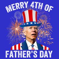 Joe Biden Merry 4th Of Fathers Day Funny 4th Of July Button