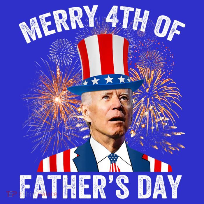 Joe Biden Merry 4th Of Fathers Day Funny 4th Of July Zip Tote Bag