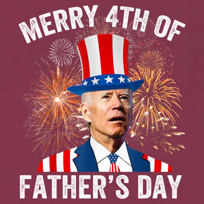 Joe Biden Merry 4th Of Fathers Day Funny 4th Of July 16oz Travel Tumbler