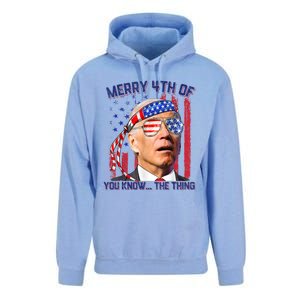 Joe Biden Merry 4th Of You Know The Thing, Joe Biden 4th Of July Unisex Surf Hoodie