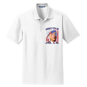 Joe Biden Merry 4th Of You Know The Thing, Joe Biden 4th Of July Dry Zone Grid Polo