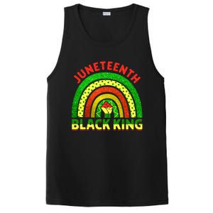 Juneteenth Black Melanin King Independence Day Blm Rainbow Cool Gift PosiCharge Competitor Tank