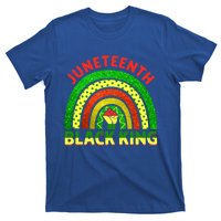 Juneteenth Black Melanin King Independence Day Blm Rainbow Cool Gift T-Shirt