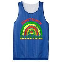 Juneteenth Black Melanin King Independence Day Blm Rainbow Cool Gift Mesh Reversible Basketball Jersey Tank