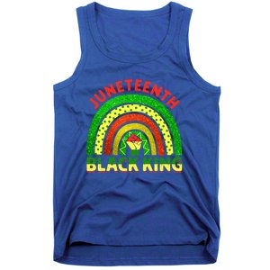 Juneteenth Black Melanin King Independence Day Blm Rainbow Cool Gift Tank Top