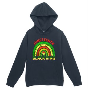 Juneteenth Black Melanin King Independence Day Blm Rainbow Cool Gift Urban Pullover Hoodie