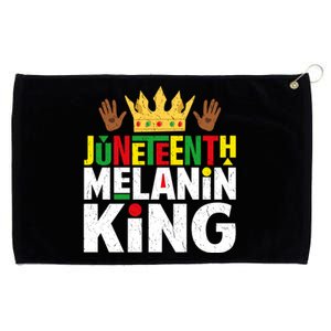 Juneteenth Black Melanin King Blm Freedom Day Independence Gift Grommeted Golf Towel