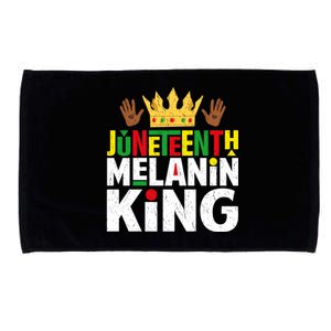 Juneteenth Black Melanin King Blm Freedom Day Independence Gift Microfiber Hand Towel