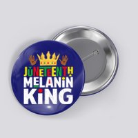 Juneteenth Black Melanin King Blm Freedom Day Independence Gift Button