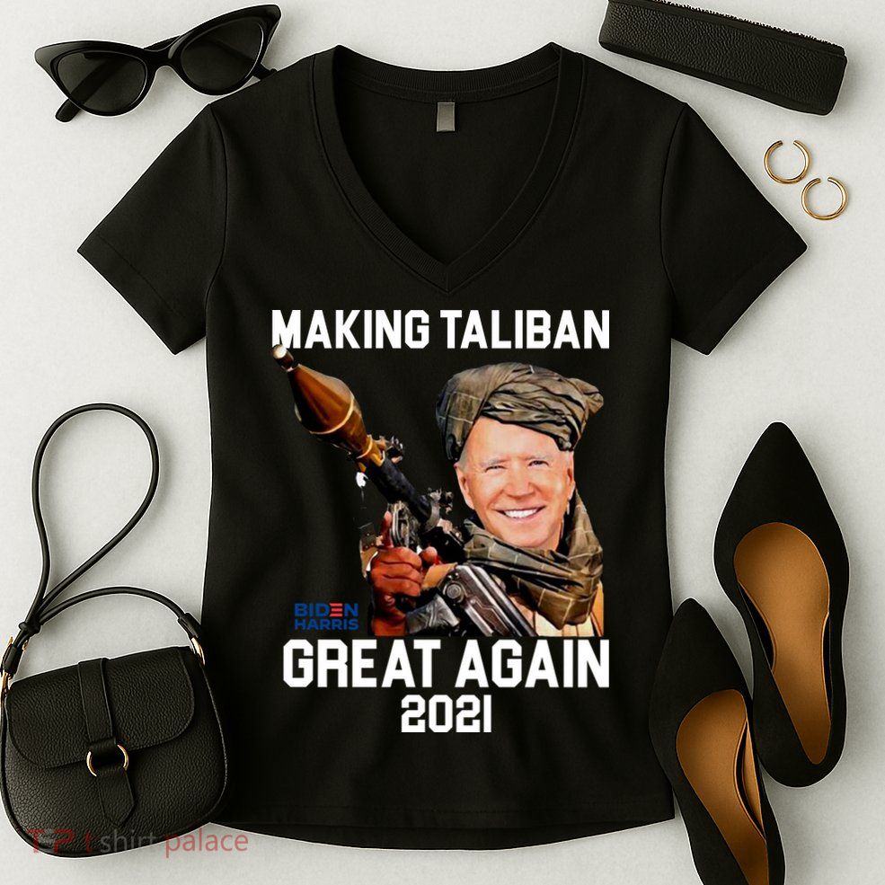 Joe Biden Making The Taliban Great Again Women's V-Neck T-Shirt