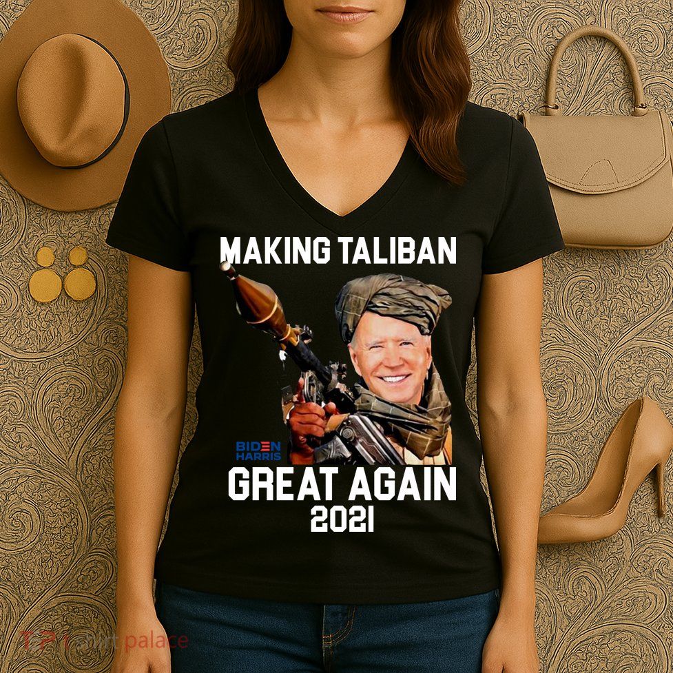 Joe Biden Making The Taliban Great Again Women's V-Neck T-Shirt