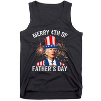 Joe Biden Merry 4th Of Father's Day Funny 4th Of July Tank Top