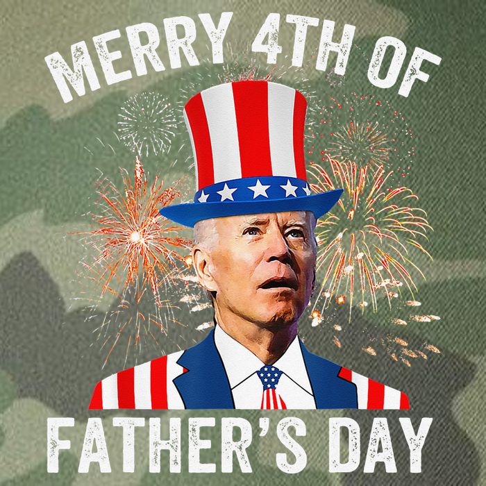Joe Biden Merry 4th Of Father's Day Funny 4th Of July Legacy Tie Dye Trucker Hat