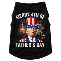 Joe Biden Merry 4th Of Father's Day Funny 4th Of July Doggie Tank