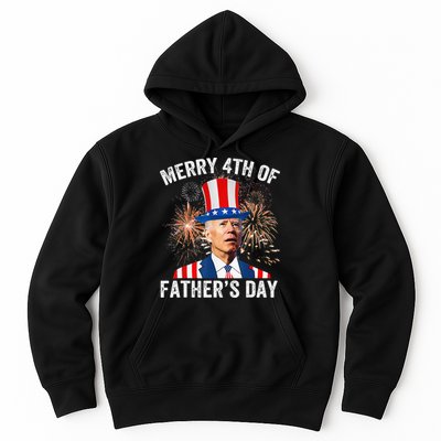 Joe Biden Merry 4th Of Father's Day Funny 4th Of July Hoodie