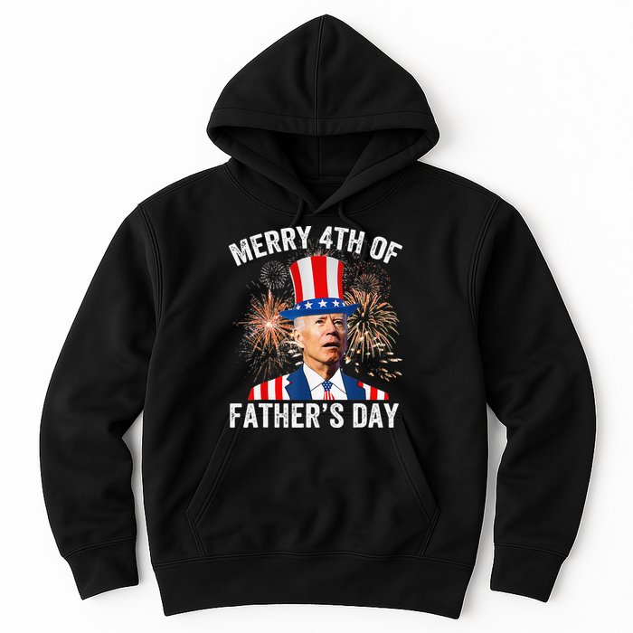 Joe Biden Merry 4th Of Father's Day Funny 4th Of July Hoodie