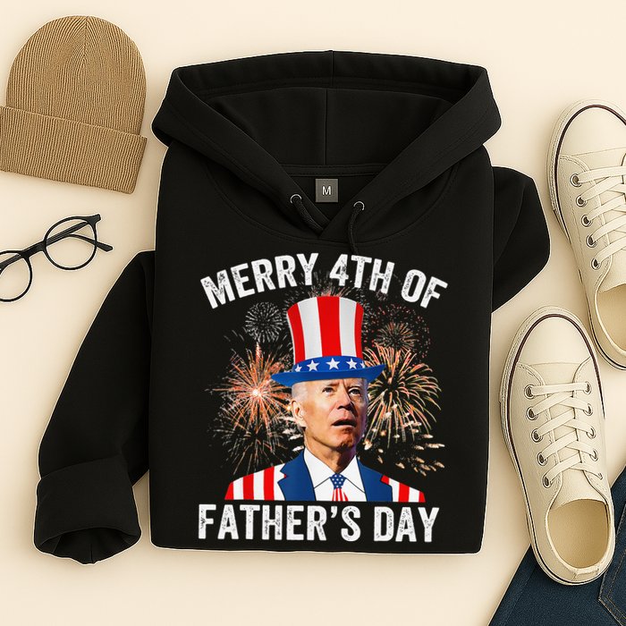 Joe Biden Merry 4th Of Father's Day Funny 4th Of July Hoodie