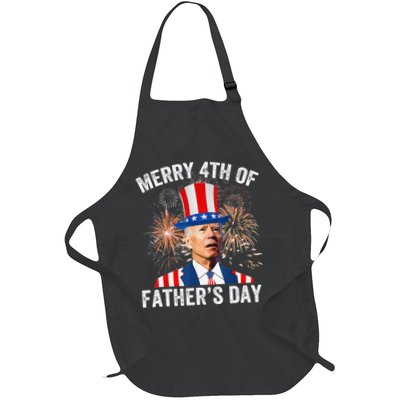 Joe Biden Merry 4th Of Father's Day Funny 4th Of July Apron